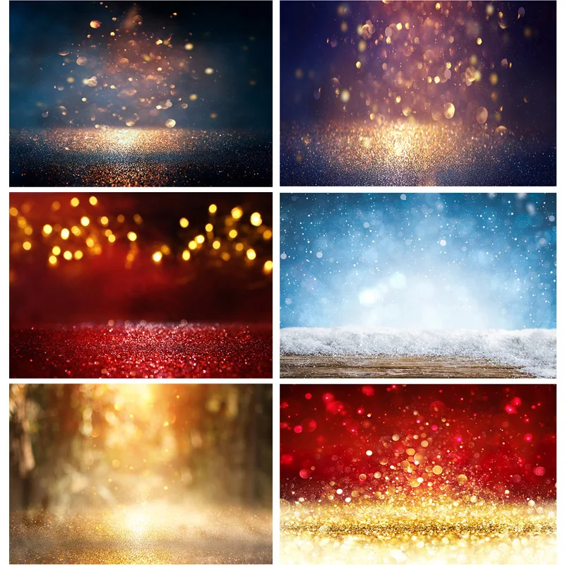 ZHISUXI Vinyl Abstract Bokeh Photography Backdrops Glitter Facula Light Spot  Photo Background Studio Photocalls Props  GBT-71