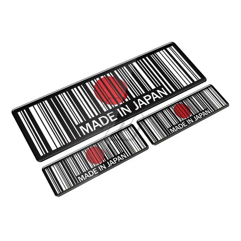 High Quality 3D Bar Code Sticker Made In Italy Sticker for Car Styling for Motorbike Decals stickers moto 5