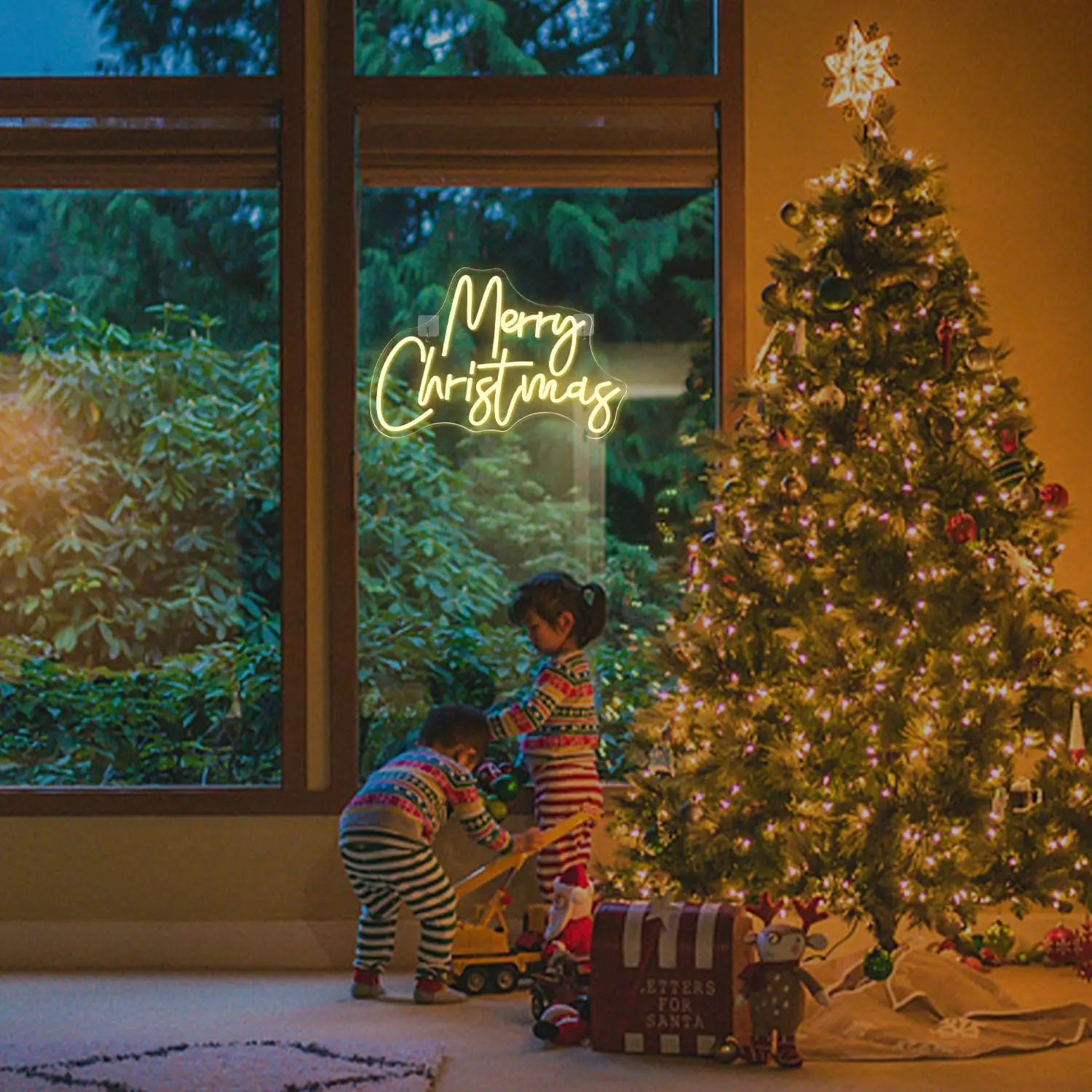 عيد ميلاد سعيد النيون عكس الضوء علامات ل جدار ديكور أضواء عيد الميلاد بار رجل الكهف نادي غرفة الحفلات متجر غرفة نوم الديكور الهدايا #3