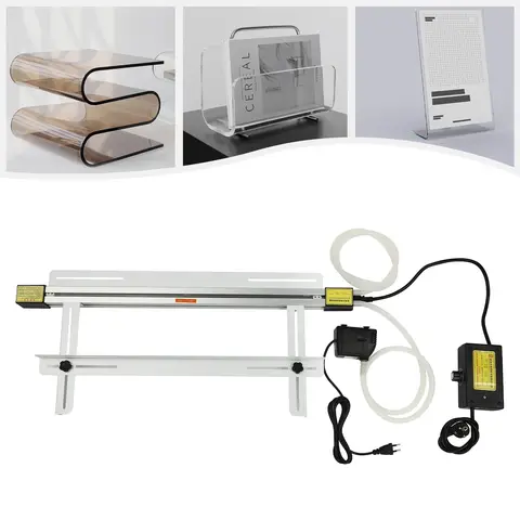 1000W Acrylic Heat Bending Machine White PVC Plastic Bender Adjustable Bracket and Temperature for Heat-shrinkable Materials