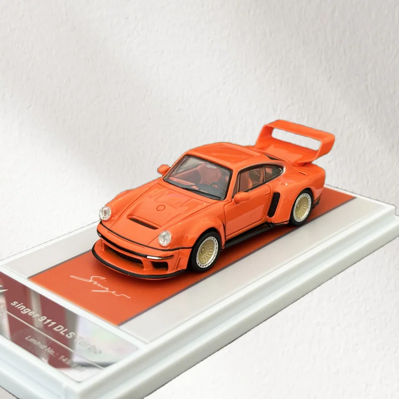 FY Diecast 1/64 Scale Porsche Alloy Model Cars Porsche Singer 911 DLS Turbo Play Vehicles Toys for Boys Gift Original Box