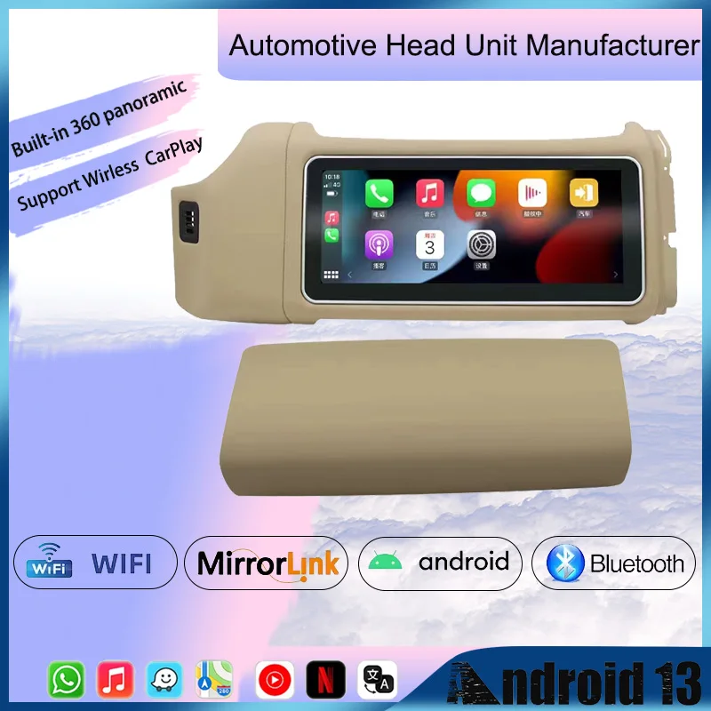 12.3 "لاند روفر رينج روفر فوغ L405 Sport L494 Carplay 2013-2017 راديو السيارة مشغل وسائط متعددة نظام تحديد المواقع والملاحة رئيس وحدة #2