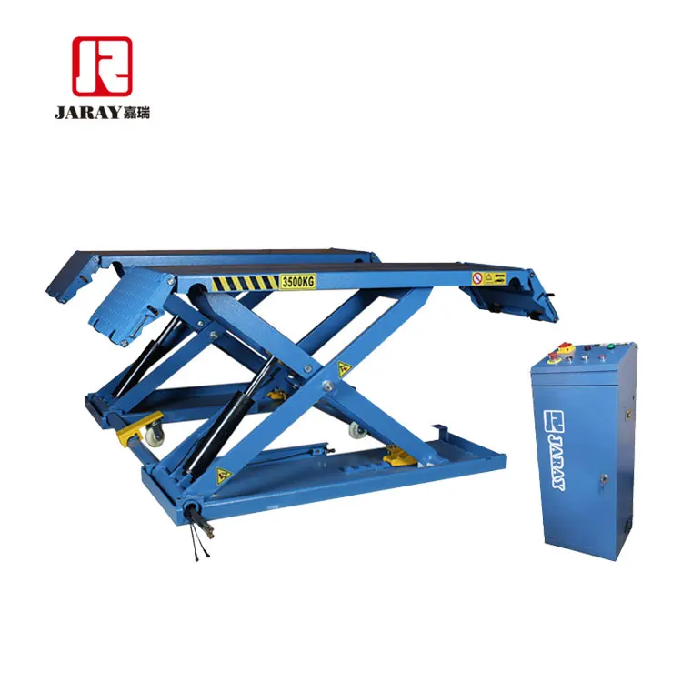 Mid Rise Car Lift with Factory Price the Mobile 1.2m 3.5t  Scissors  Car Lift Mid Rise Scissor Car Lift