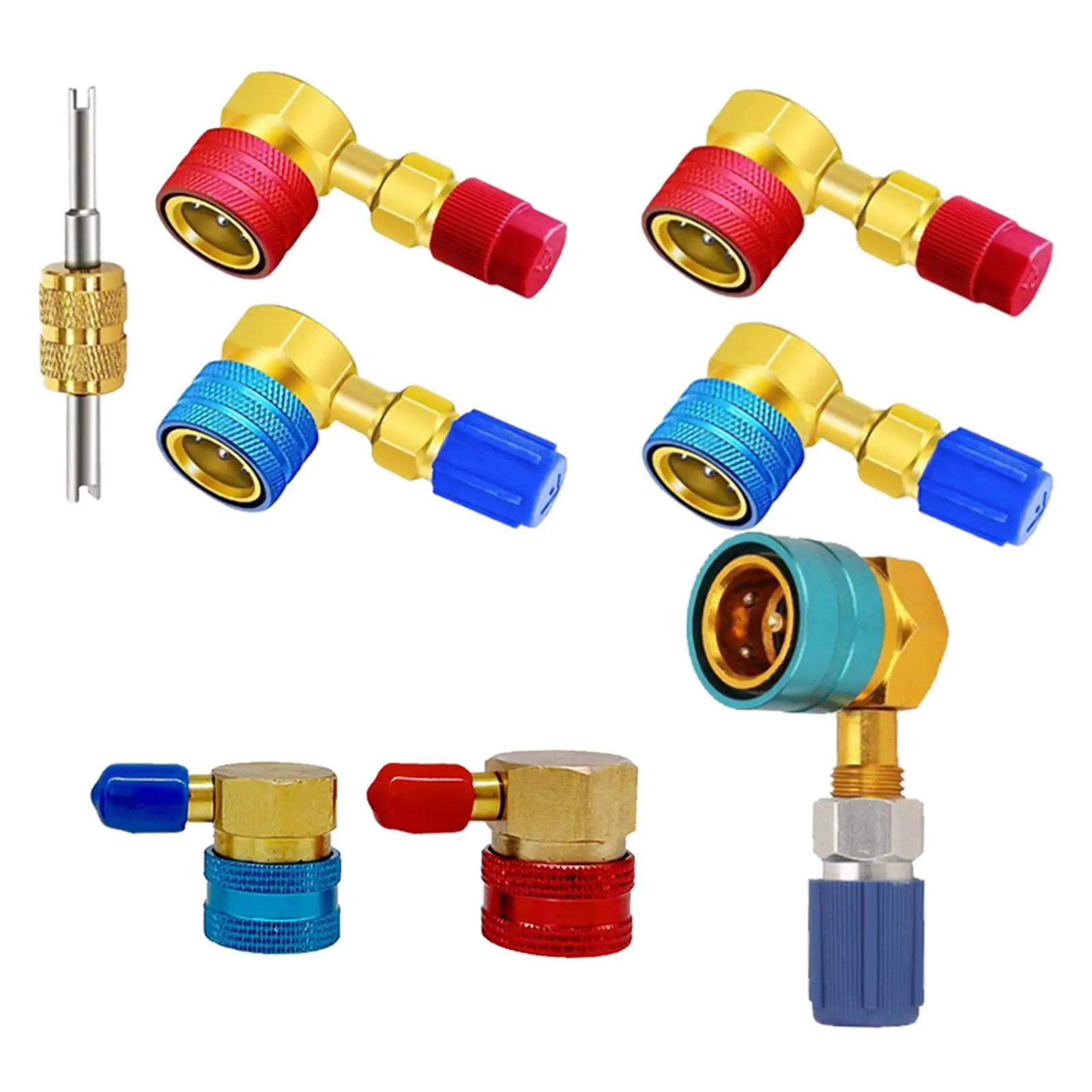 

Быстрый адаптер R134A R1234yf, преобразование R1234yf в R134A, 1/4SAE R1234yf Quick