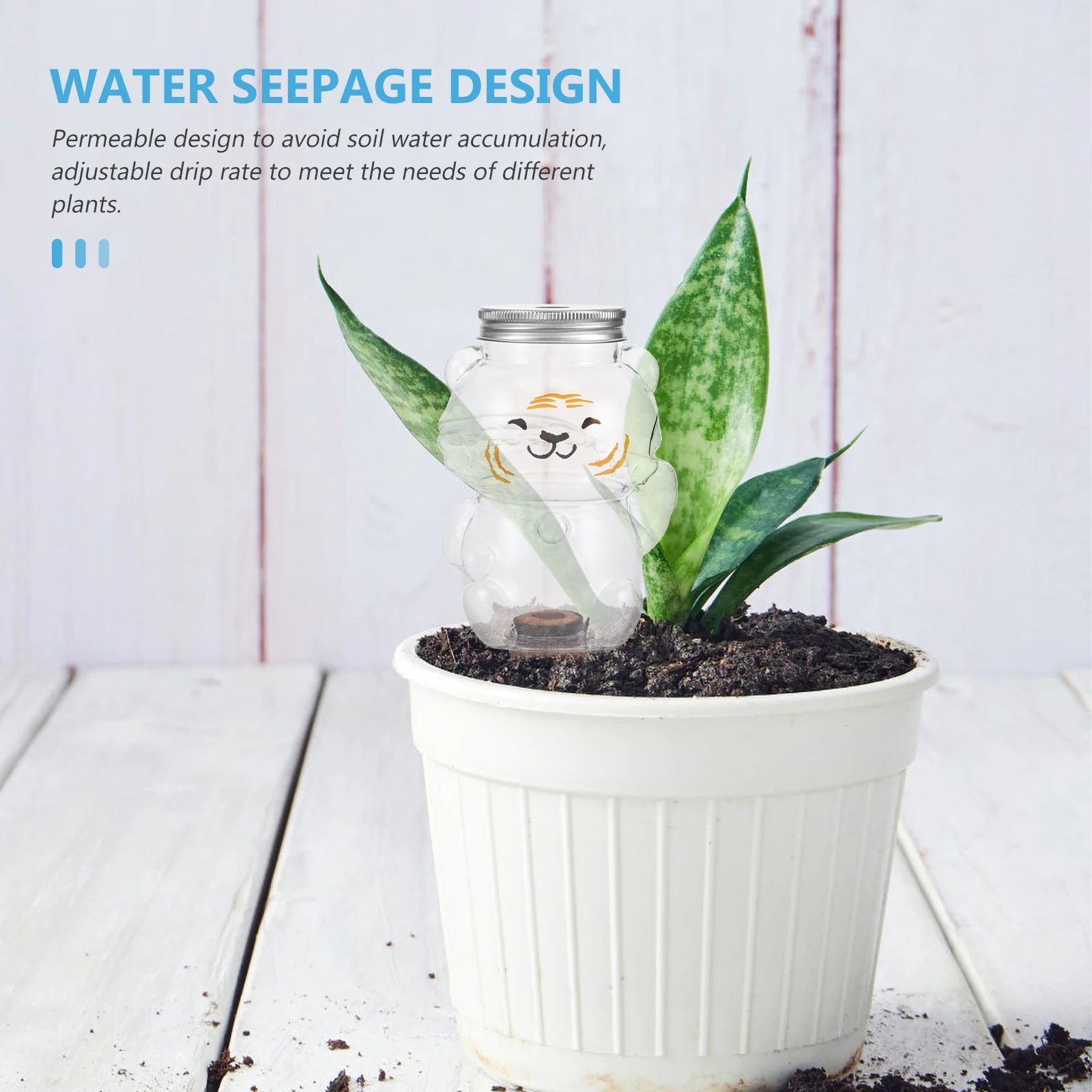 

2pcs Automatic Watering Pot 350ML Plant Waterer for Indoor Garden Portable Plastic Dropper for plants garden