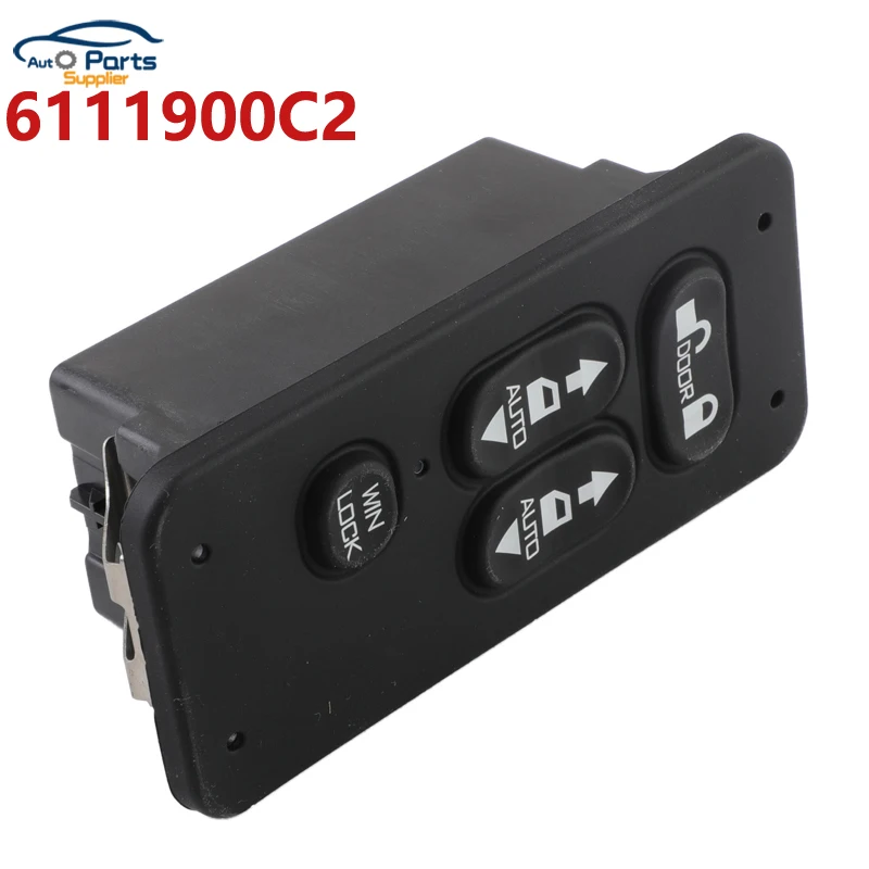 Interruptor Maestro de Elevalunas Eléctrico 6111900C2 901-5104 para Camiones International 3200 4100 4200 4300 4400 8500 8600