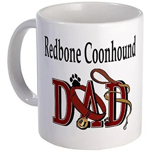 

11oz mug Redbone Coonhound Dad