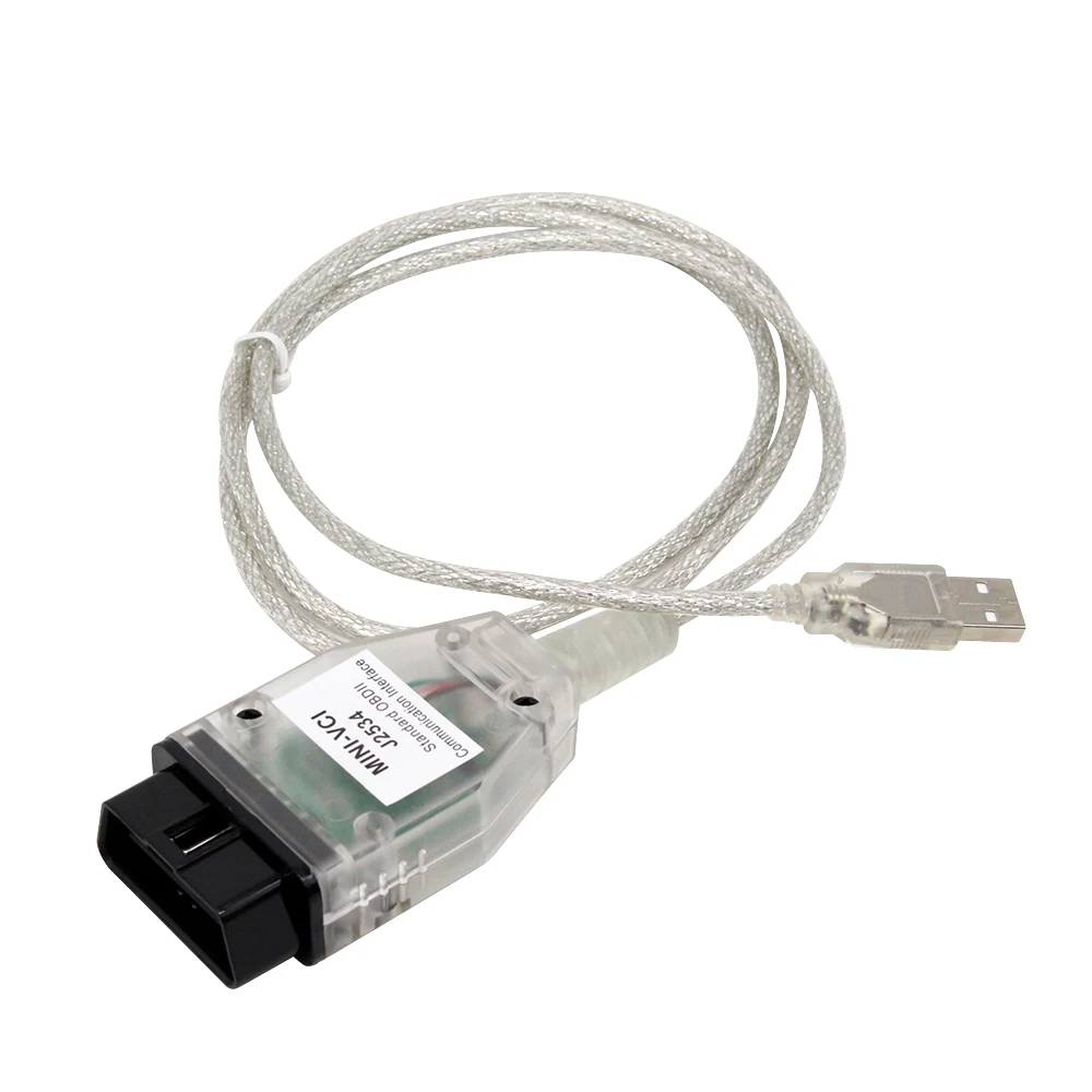 Mini Vci V18.00.008 For Toyota J2534 OBD2 Car Diagnostic Cable FTDI Chip TIS Techstream MINI-VCI OBD2 Auto Diagnostic Scanner