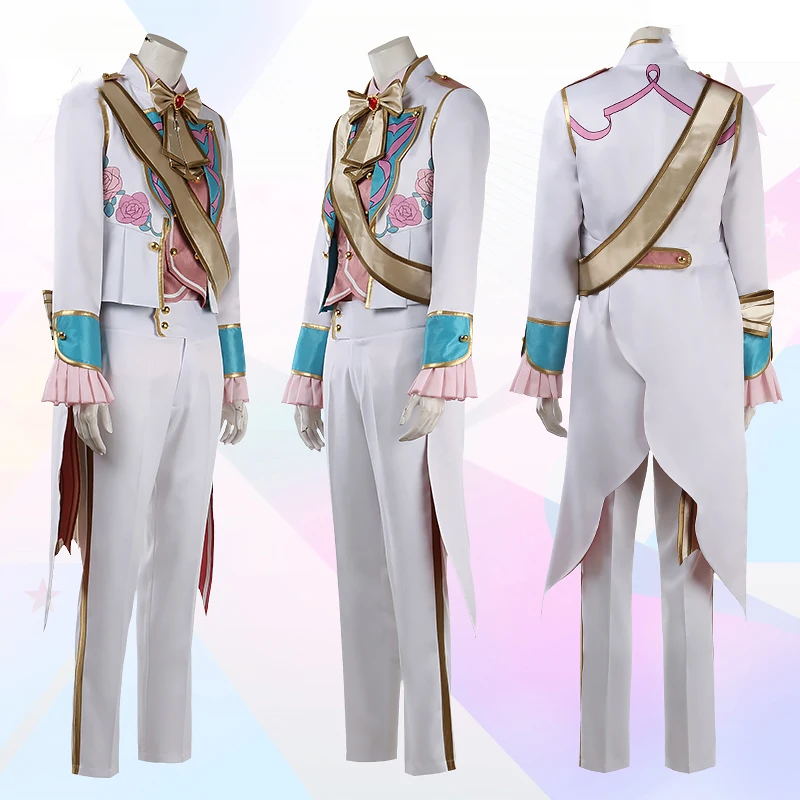 COS-HoHo Ensemble Stars fine Tenshouin Eichi/Fushimi Yuzuru/Himemiya Tori/Hibiki Wataru Primavera gra garnitur przebranie na karnawał