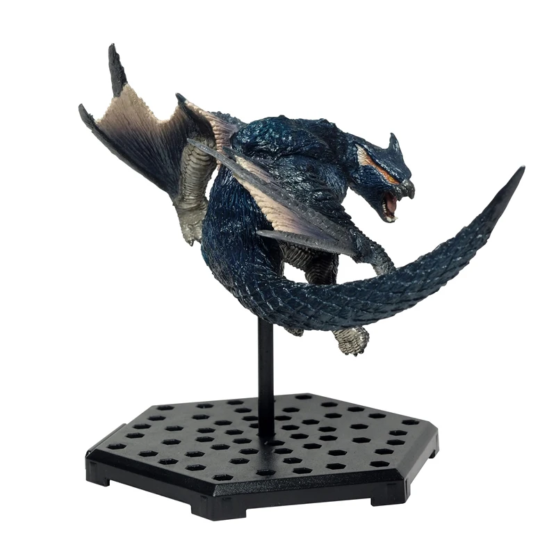 Japanese Genuine Scale Model Monster Hunter Rise of Dawn Series VOL15 Glavenus Nargacuga Action Figure Toys