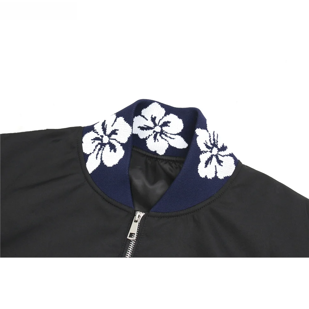 

CINYUBIN Американский Ретро Вышитый Лоскутный Бейсбольный Джет Свободная верхняя одежда Весна Осень Полиэстер Длинный Свек