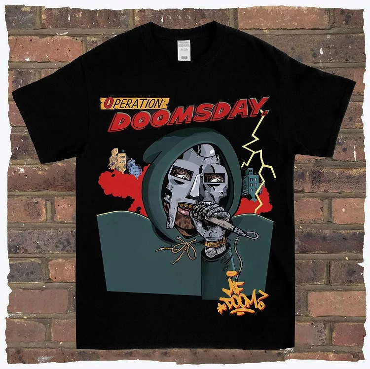

2025 Homage Tees MF DOOM TEE Short-sleeved T-shirt Clothes. 2025 Homage tees MF Doom Tee Short-sleeved shirt Clothes