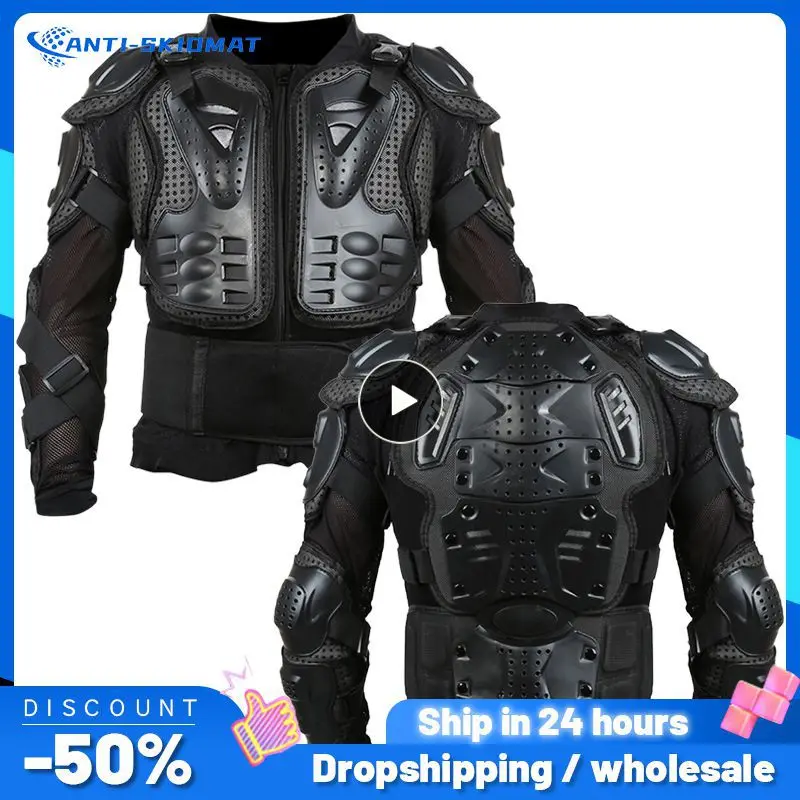 

Size S-3XL Motorcycle Full Body Armor Chest Shoulder Protection Jackets,Motocross Racing Clothing Suit Moto Riding Protectors