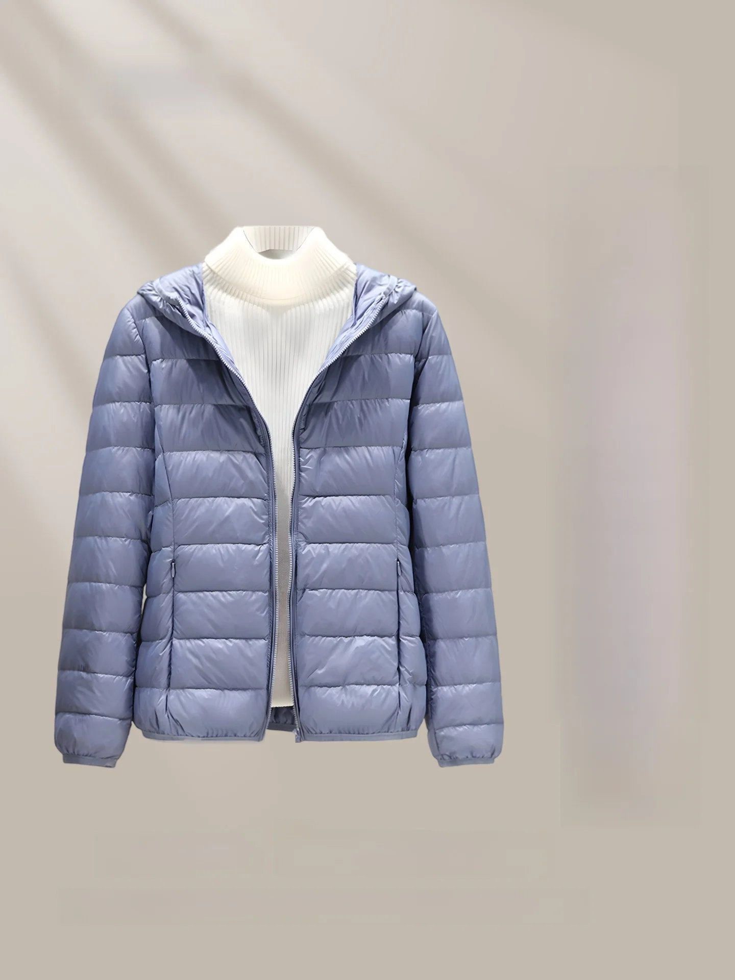 رقيقة جدا أسفل Jaet المرأة ort Sle مقنعين خفيفة الوزن Yaloo 2025 الشتاء جمع الذاكرة النسيج تخفيف Sle