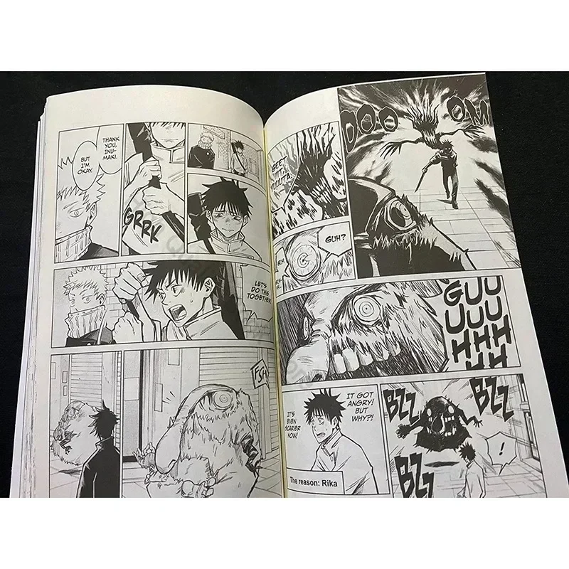 Anime Jujutsu Kaisen Japonia Młodzież Nastolatki Fantazja Nauka Tajemnice Napięcie Wersja angielska Manga Komiks — zdjęcie produktu 4