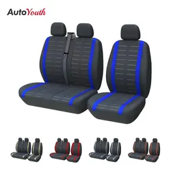 Universal 2+1 Truck Seat Covers Van Seat Cover For Gazelle 3302 For ducato van For Peugeot boxers For Kia Rio 2009