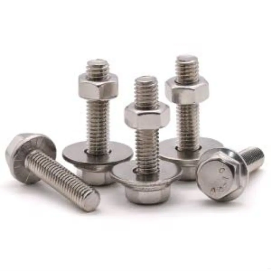 

8 комплектов фланцевых шестигранных болтов M121,75 x 25 мм с шестигранной гайкой DIN934 и большой плоской шайбой Era DIN9021 Нержавеющая сталь 304 (18 8 Full Th