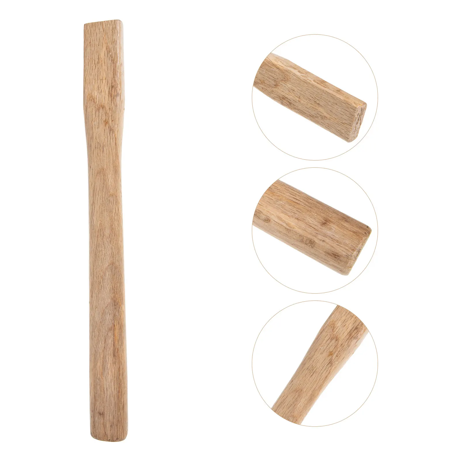 

Durable Wooden Axe Replacement Natural Wood For Garden Tools Accessories Handle Replacement For Axe Outdoor Use Practical Handle