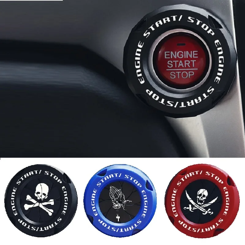 

Car Engine Start Button Cover Car Interior Decor Engine Ignition Start Switch Protective Cover Motorcycle Start Ring