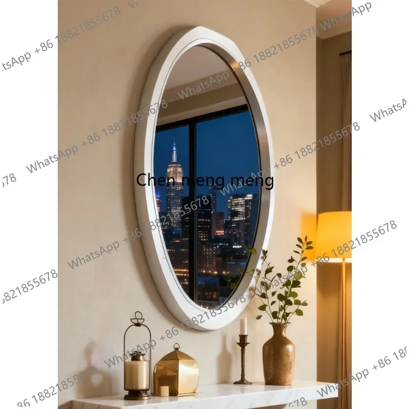 F150Medieval makeup mirror desktop desktop high definition retro vanity mirror bedroom dresser wooden