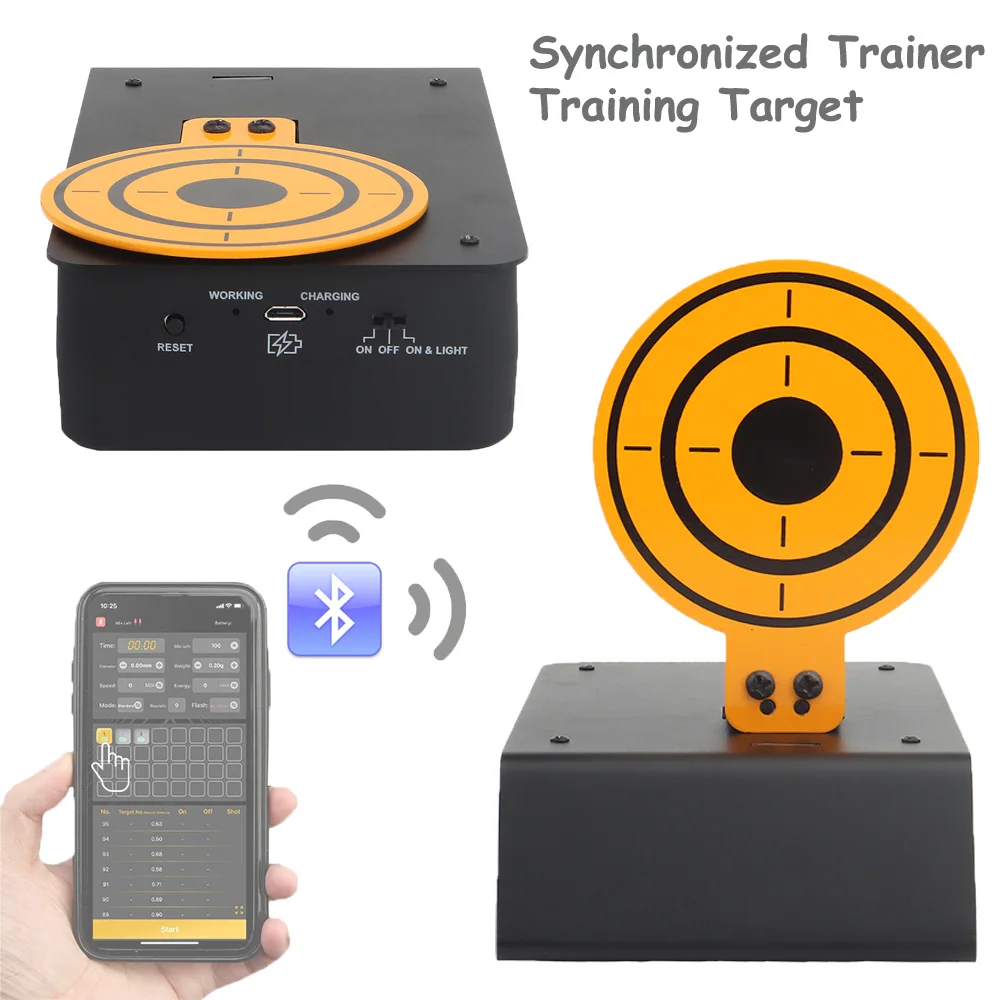 Tactical Shooting Training Target Bluetooth APP Control Auto Target Multi-Point Connect Practice Airsoft Paintball Accessories