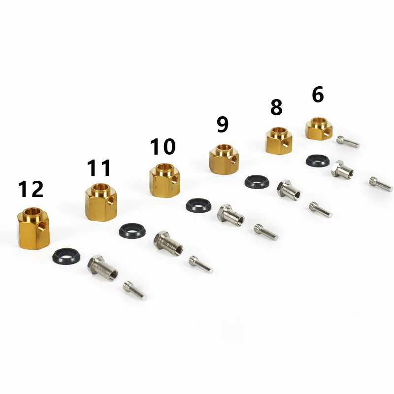 

Утяжелители из латуни для краулеров Traxxas TRX4 TRX6, 6/8/9/10/11 мм, удлиненная комбинированная серия