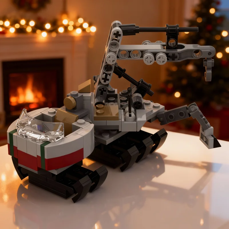 167pcs MOC Clone Flight Crew UT MC T Mobile Crane Model Toys Building Blocks Construction Christmas Gifts DIY Kids Assemble