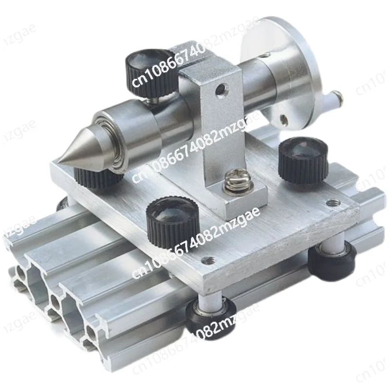 

Aluminum thickened DIY lathe table drilling woodworking bearing seat, pulley telescopic plum blossom top needle without gap