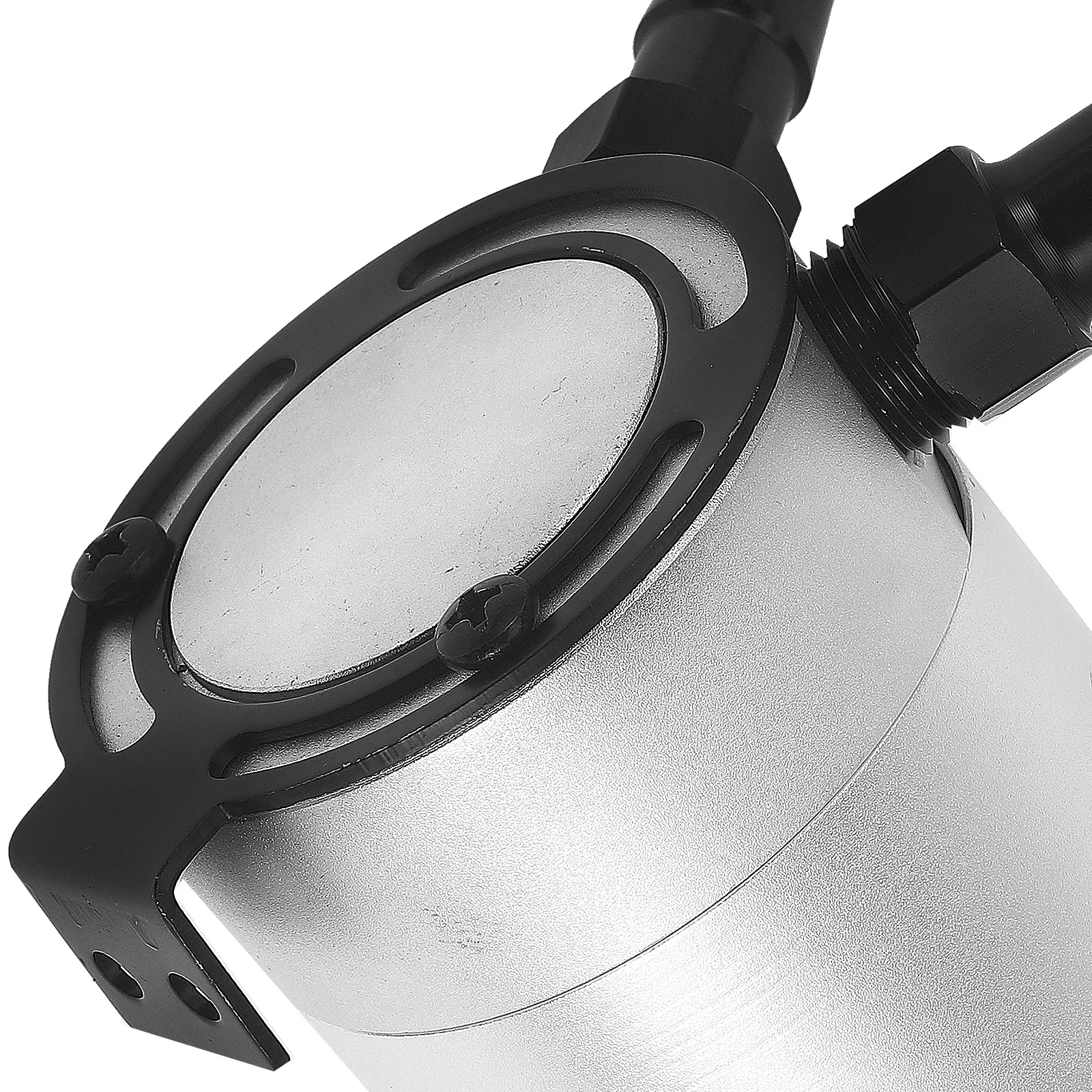 

1 set Catch Can Kit Baffled Oil Separator Tank For Car Engine Protection With Drain Valve Filter Air Oil Separation System