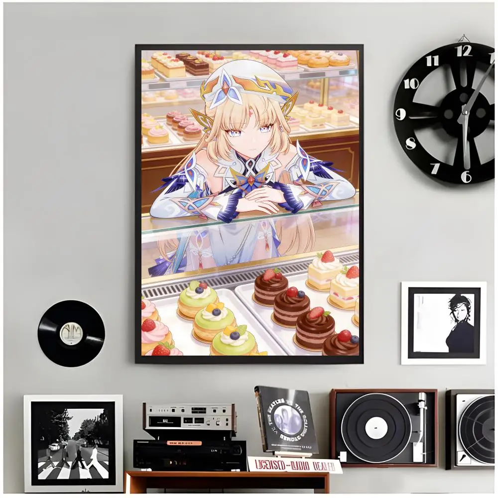 game character G-Genshin Impact Nicole Reeyn Poster Modern Wall Art Home Decor Living Room Decorative Print Unframed