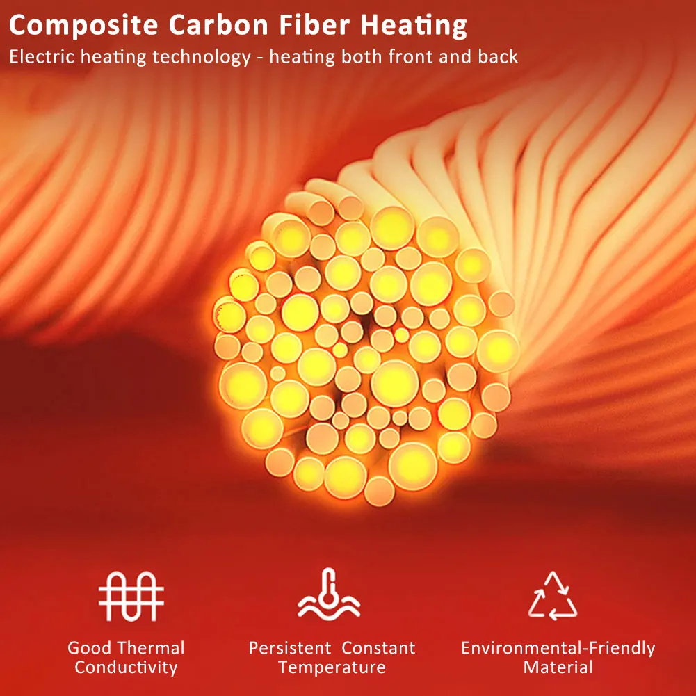 21 منطقة التدفئة سترة رجالي USB الأشعة تحت الحمراء الحرارية سترة الذكية ساخنة الملابس شتاء جديد الباردة واقية سميكة معطف بلا أكمام المشي لمسافات طويلة