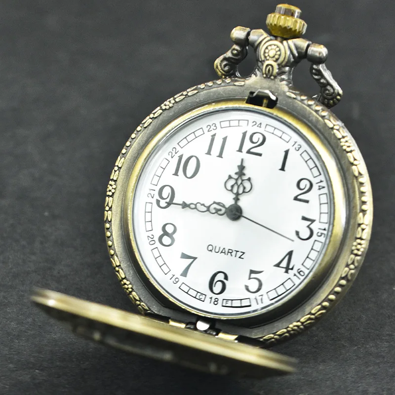 New Anime One Piece Series Pocket Watch Cartoon Exquisite Creative Printing Men and Women Fashion Personalized Quartz Watch view 3