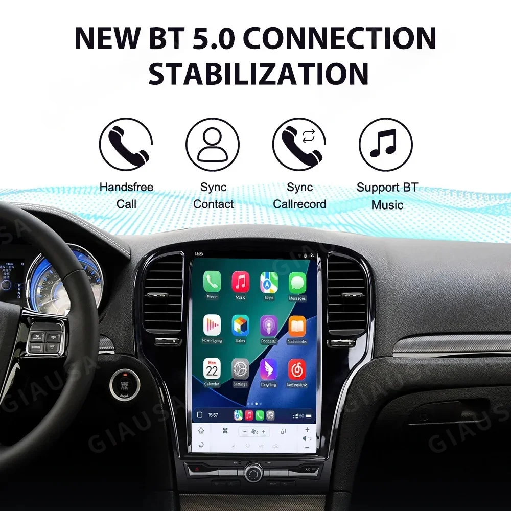 

14.5'' Qualcomm Multimedia Radio CarPlay Stereo For Chrysler 300C 2011-2017 Android Car GPS Navigation Touch Screen Head Unit