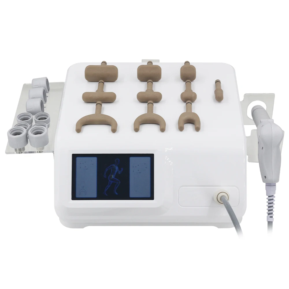 12Bar Pneumatic Shockwave Therapy Machine For Man ED Treatment Body Massage Chiropractic Correction Gun 2in 1 Shock Wave