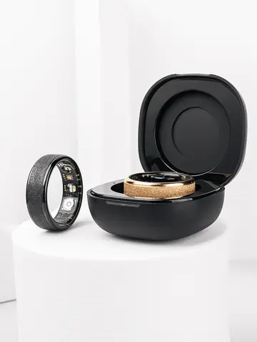 COLMI R10 Smart Ring with Charging Case for Men Women, Health and Sleep Monitor, 5ATM Waterproof, Multi-sport Mode