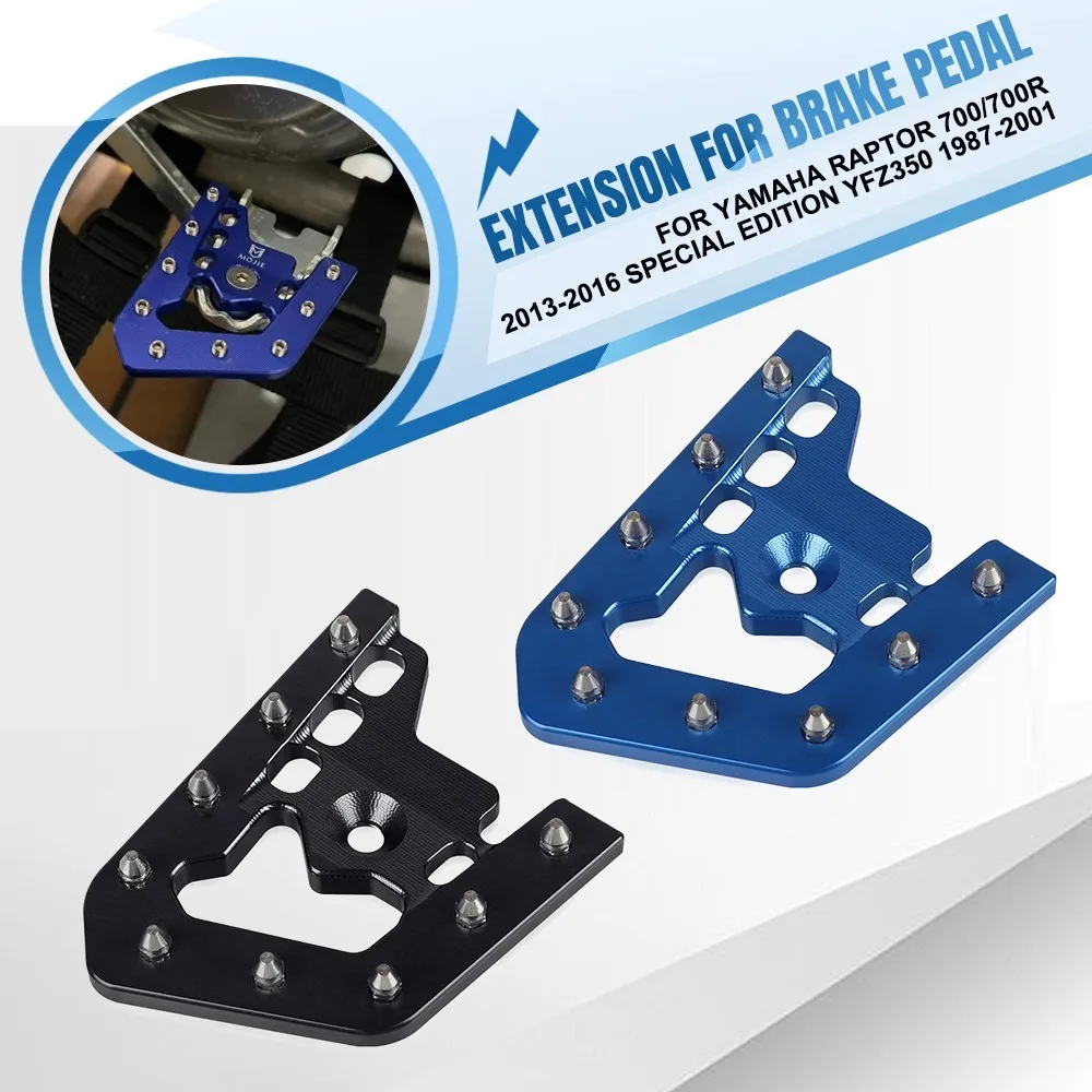 

Motorcycle Rear Foot Brake Pedal Lever Extension Extender For YAMAHA RAPTOR 700/700R 2013-2016 Special Edition YFZ350 1987-2001