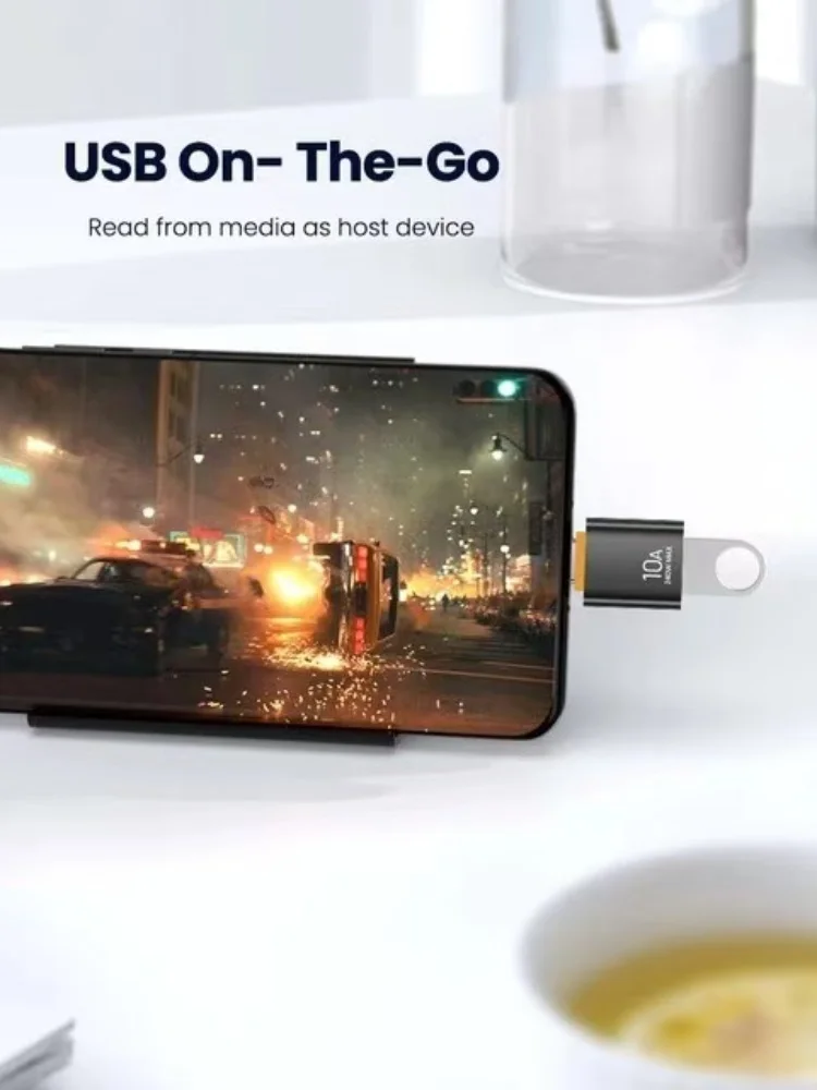 10a usb a para usb c otg adaptador tipo c para conversor usb 3.0 adaptador para xiaomi 14 macbook