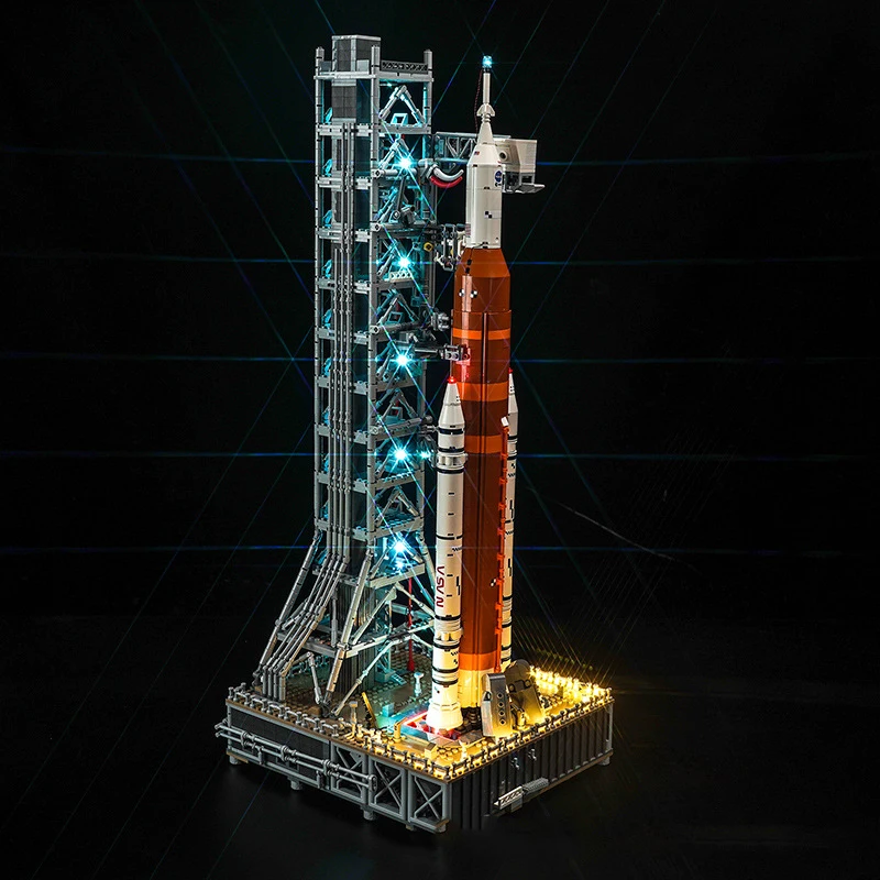 DIY LED Light Kit For LEGO 10341 Space Launch System  (Only LED Light,Without Blocks Model)