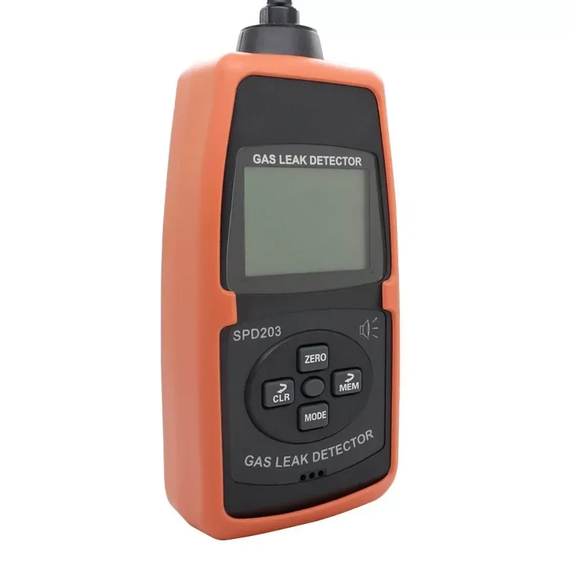 Digitale Ch4 Detector Methaangasmeter Met Akoesto-Optische Alarmerende 0 ~ 10000ppm Resolutie 1ppm 0.1% Lellarge Scherm Digitale Lcd