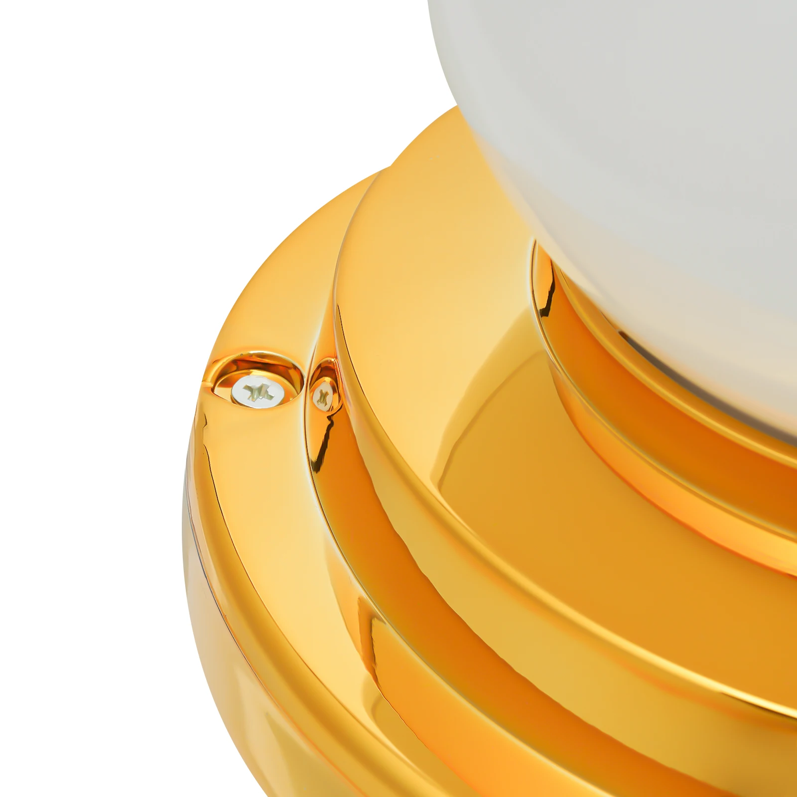 عمود حلاقة بلاستيكي مثبت على الحائط، ذهبي وأبيض وأزرق، صالون شعر دوار مفتوح مقاوم للماء لصالونات التجميل وصالونات التجميل