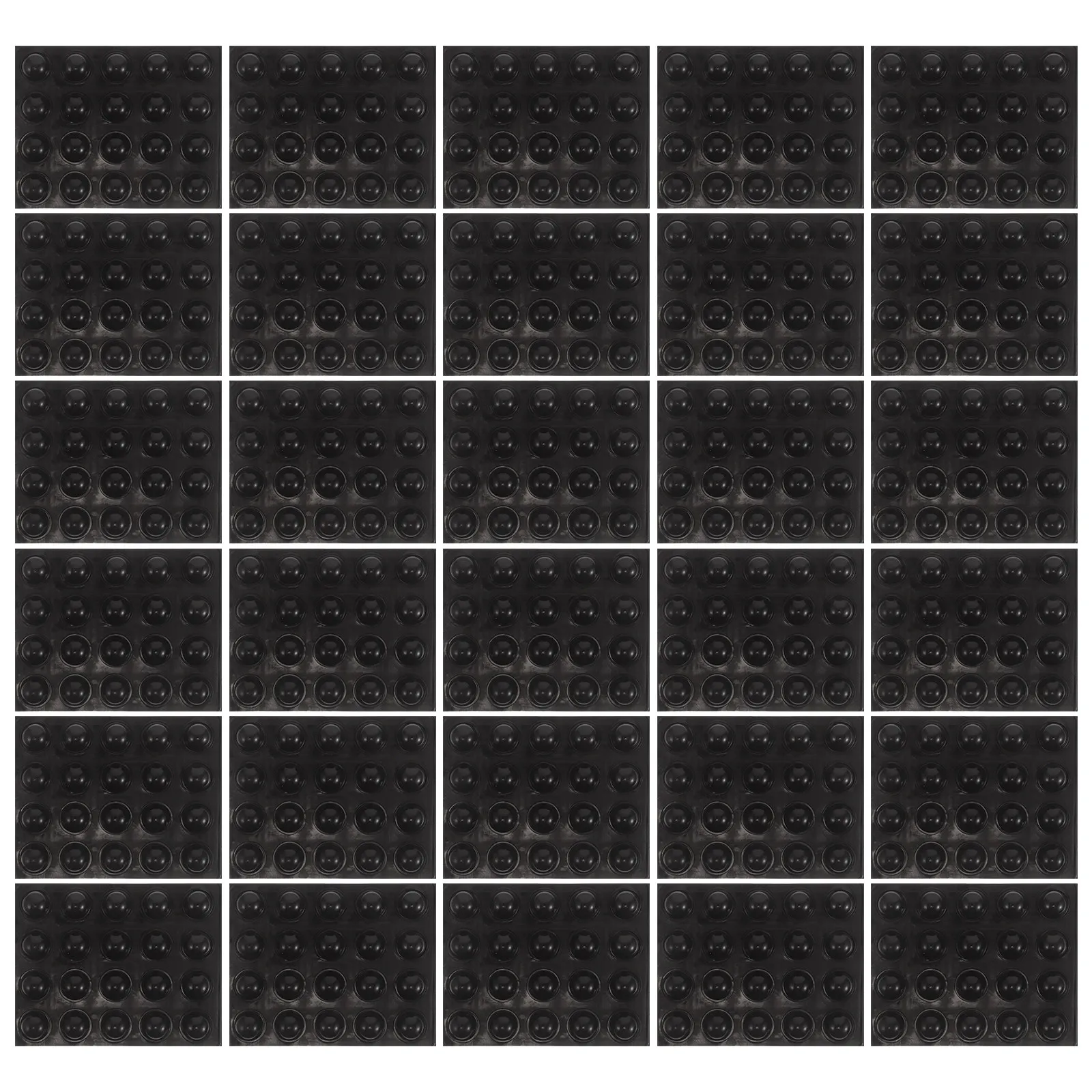 100Pcs Braille Tactile Stickers for Blind Raised Bump Dots Silicone Adhesive Tactile Markers for Low Vision Aids Home Office Use