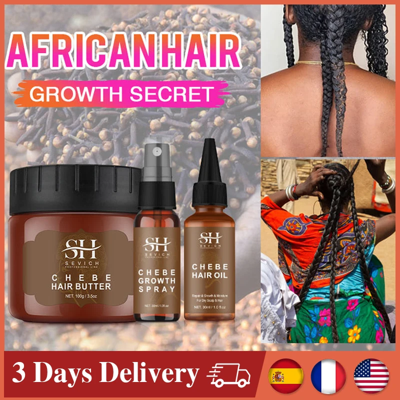 

Hair Growth Oil African Crazy Traction Alopecia Chebe Hair Mask Anti Hair Break Hair Strengthener Hair Loss Treatment Spray