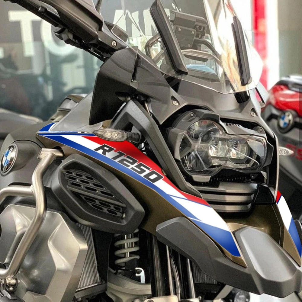 Per BMW R1250GS Adventure 2019-2023 kit di adesivi per decalcomanie parafango anteriore