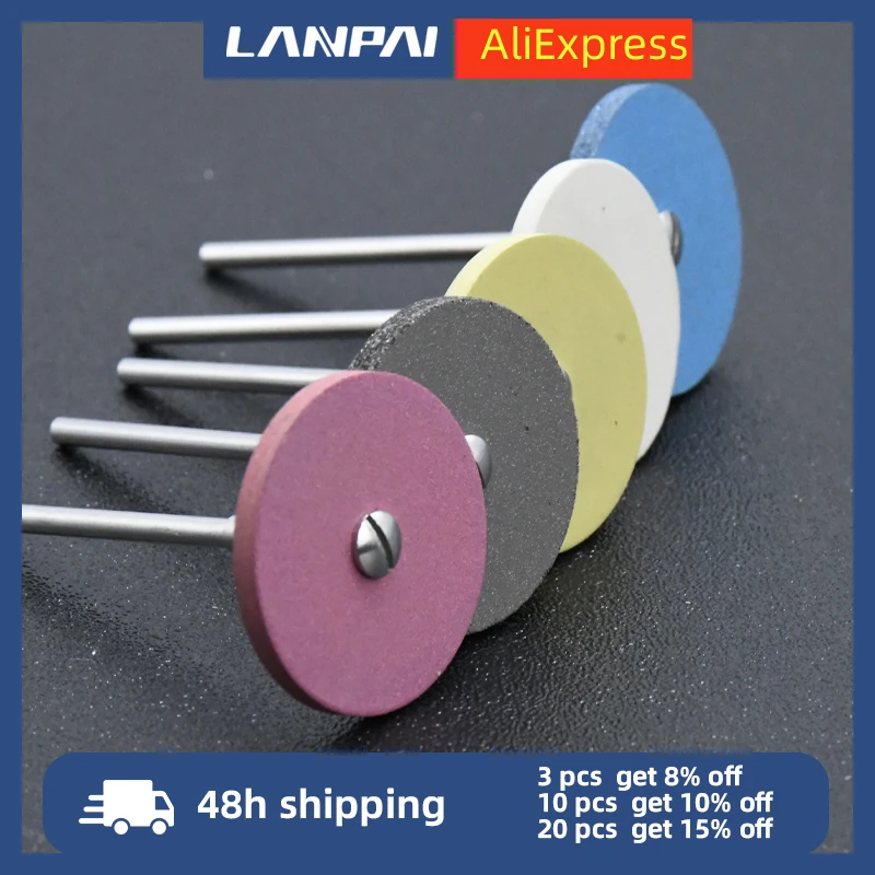 Lanpai Dental Rubber Diamond Polish Wheels For Zirconia Polishing Kit Highlight Dental Laboratory Tools Dentistry Instruments