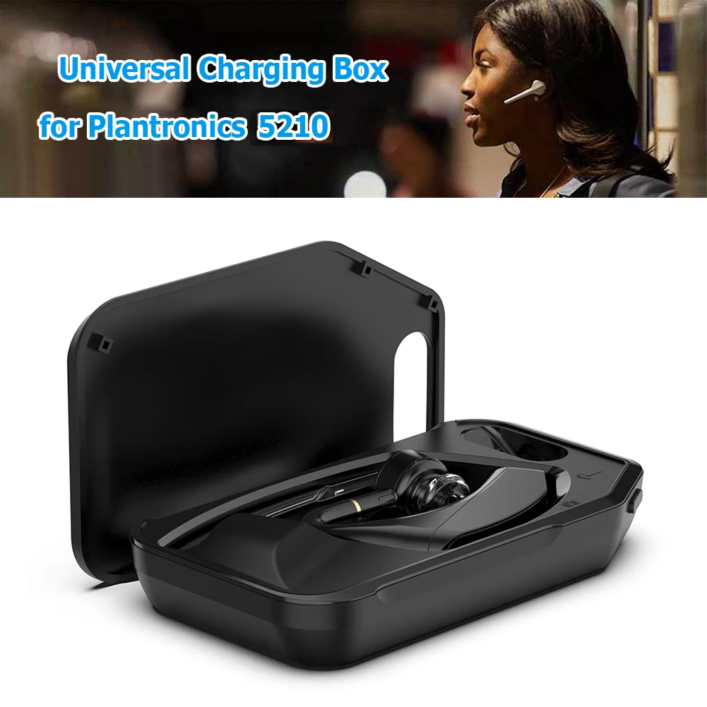 Headphone Charging Case Headset Charger Box Easily Carrying Lightweight Earphone Part for Plantronics Voyager 5210