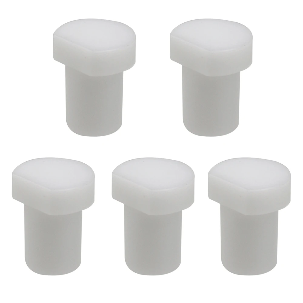 5Pcs Workbench Peg Brake Stop Clamps For 19/20mm Dog Plastic Woodworking Table Limit Block Workbench Workshop Tools