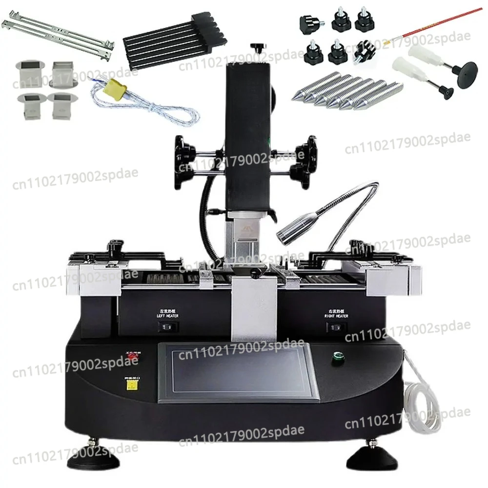 Original ZM-R5830 BGA Rework Station Hot Air 3 Heating Zones PCB Board Chips Repair System Welding Reballing Machine 4500W 220V