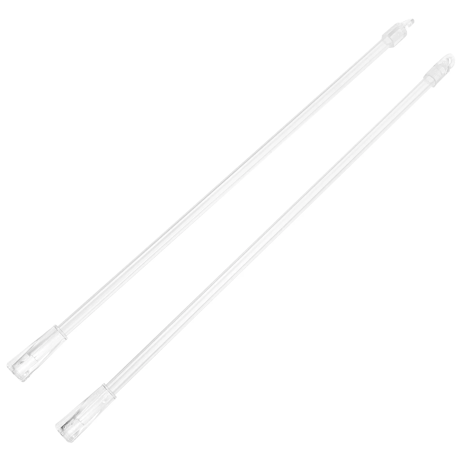 

2 Pcs Shutter Rotary Rod Blind Replacement Tilt Vertical Wand Window Parts Stick Blinds