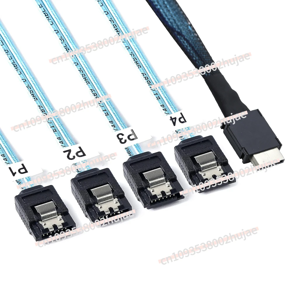 

OCuLink PCIe SAS SFF-8611 to 4X SATA Server High-Speed Adapter Cable