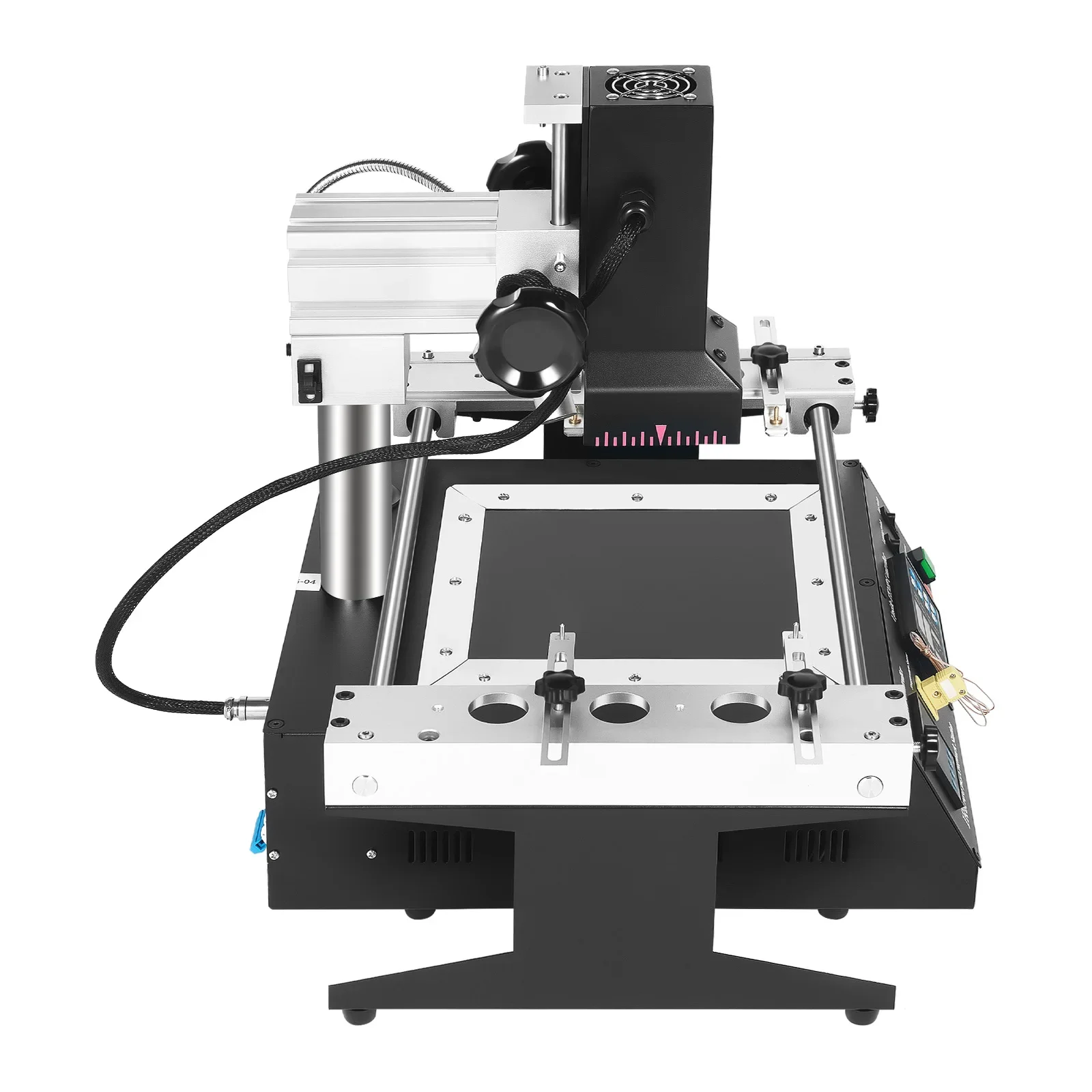 محطة إعادة صياغة آلة إعادة صياغة IR6500 BGA، نظام لحام بالأشعة تحت الحمراء، 1250 وات 8 آلة لحام إنحسر للتحكم في درجة الحرارة #5